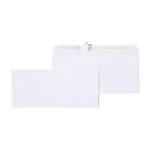 Staples QuickStrip EasyClose #10 Business Envelopes, 4 1/8" x 9 1/2", White, 100/Box (394047N)