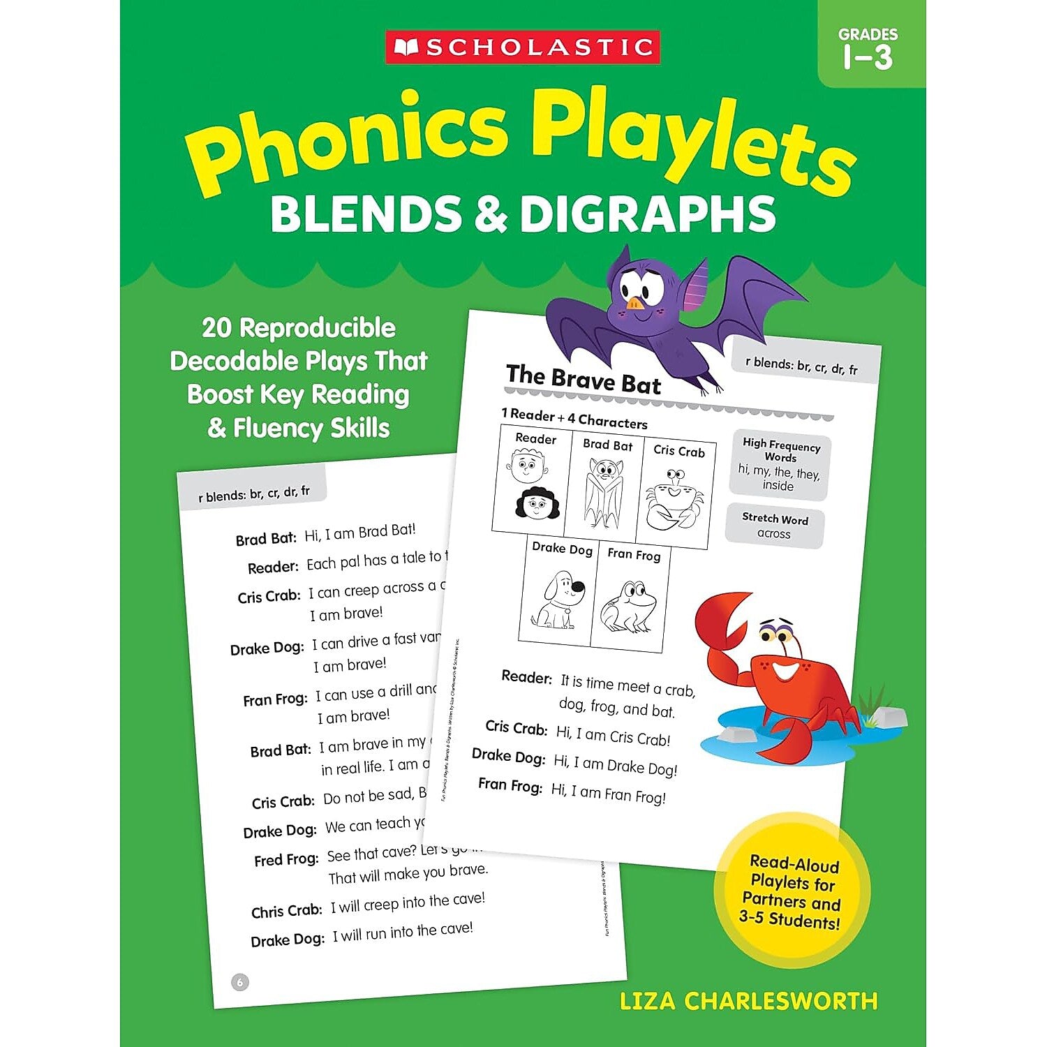 Scholastic Teaching Solutions Phonics Playlets: Blends & Digraphs Activity Book (SC-9781546155348)