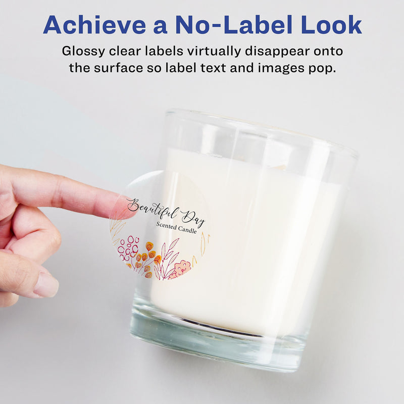 Avery Laser/Inkjet Round Multipurpose Labels, 2" Dia., 300 Labels/Pack (94501)