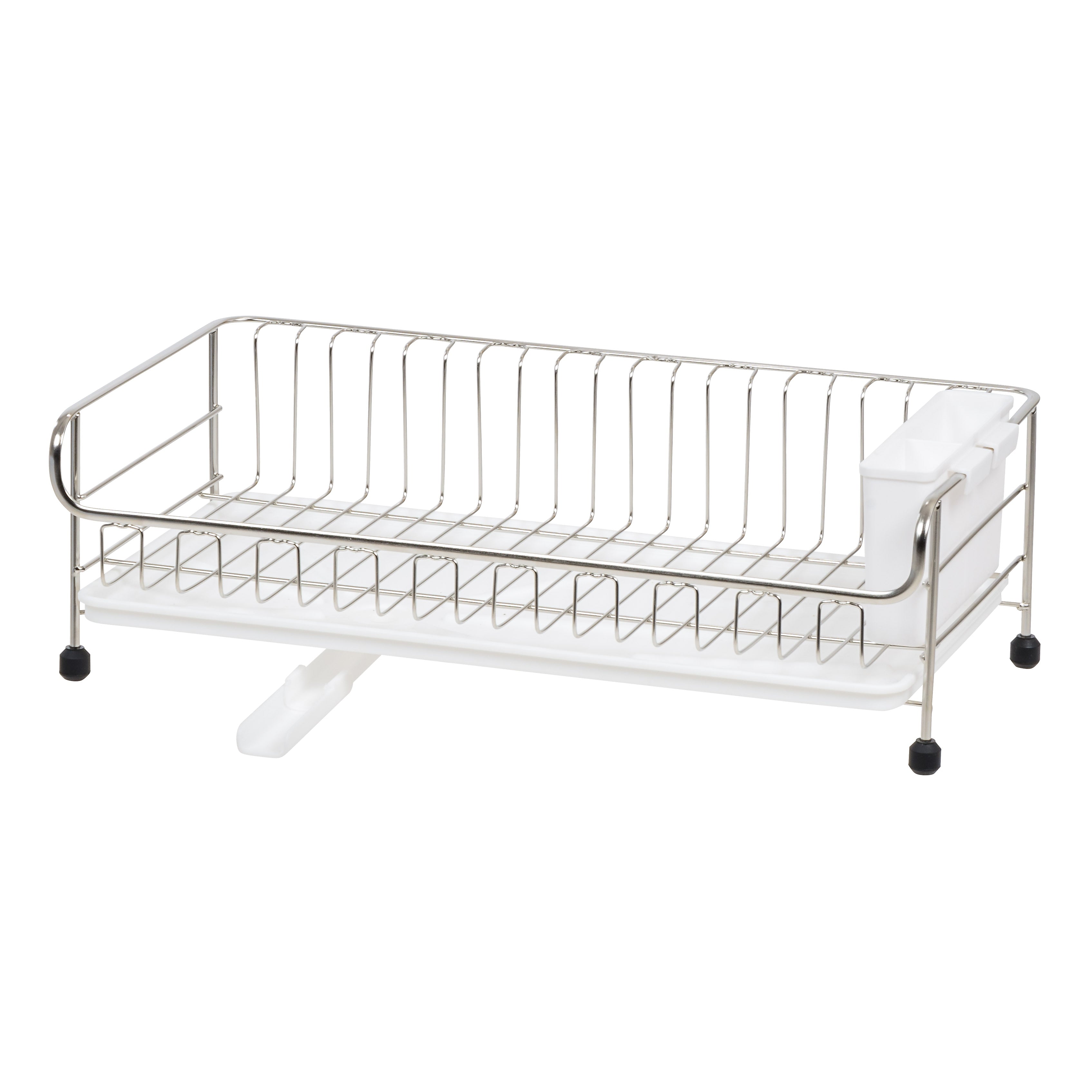 Iris Stainless Steel Dish Rack, White (586698)