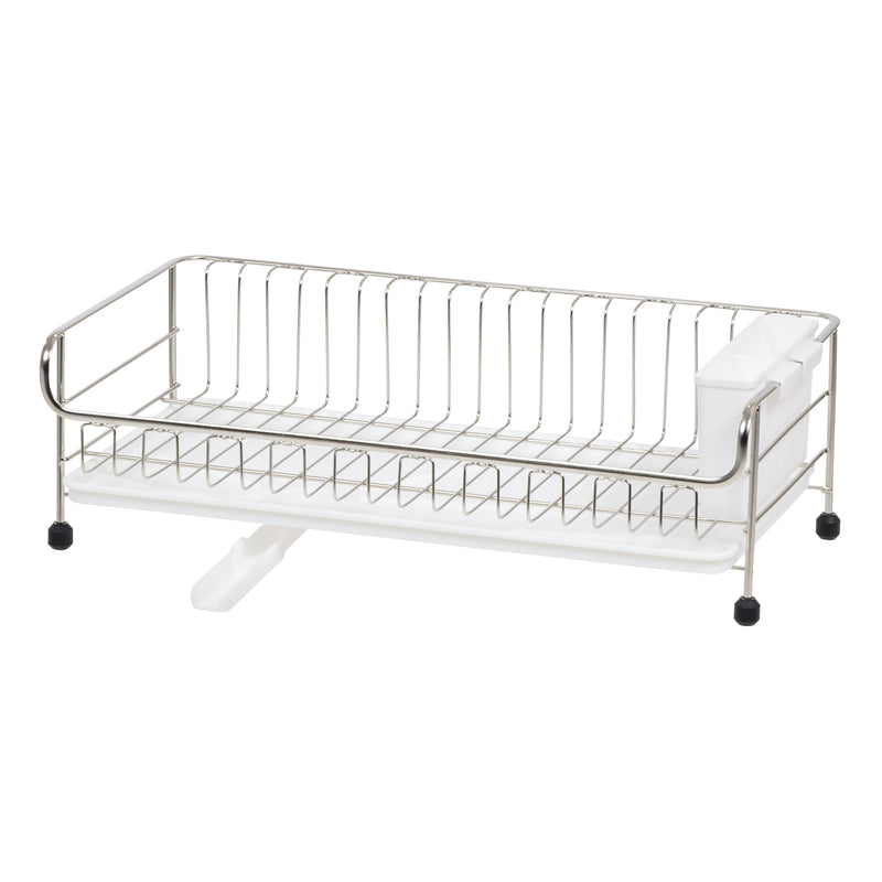 Iris Stainless Steel Dish Rack, White (586698)