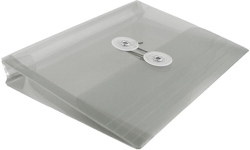 JAM Paper Premium Expanding Wallet with Button & String Closure, Other, Gray, 3/Pack (920B1smx3)