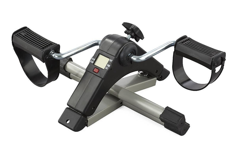Medline Lightweight Pedal Exerciser with Digital Display, Black (MDS100H)