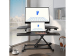 FlexiSpot M7 Series 36"W Manual Rectangular Adjustable Standing Desk Converter, Black (M7-E-36C)