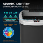 iTouchless Plastic Sensor Trash Can, 13 Gallon, Black (SPOS13B)