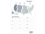 2024-2025 House of Doolittle 8.5" x 11" Academic Monthly Planner, Leatherette Cover, Black (26502-25)