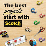 Scotch Desktop Dispenser, 3.1", 1" Core, Black (C60-BK)