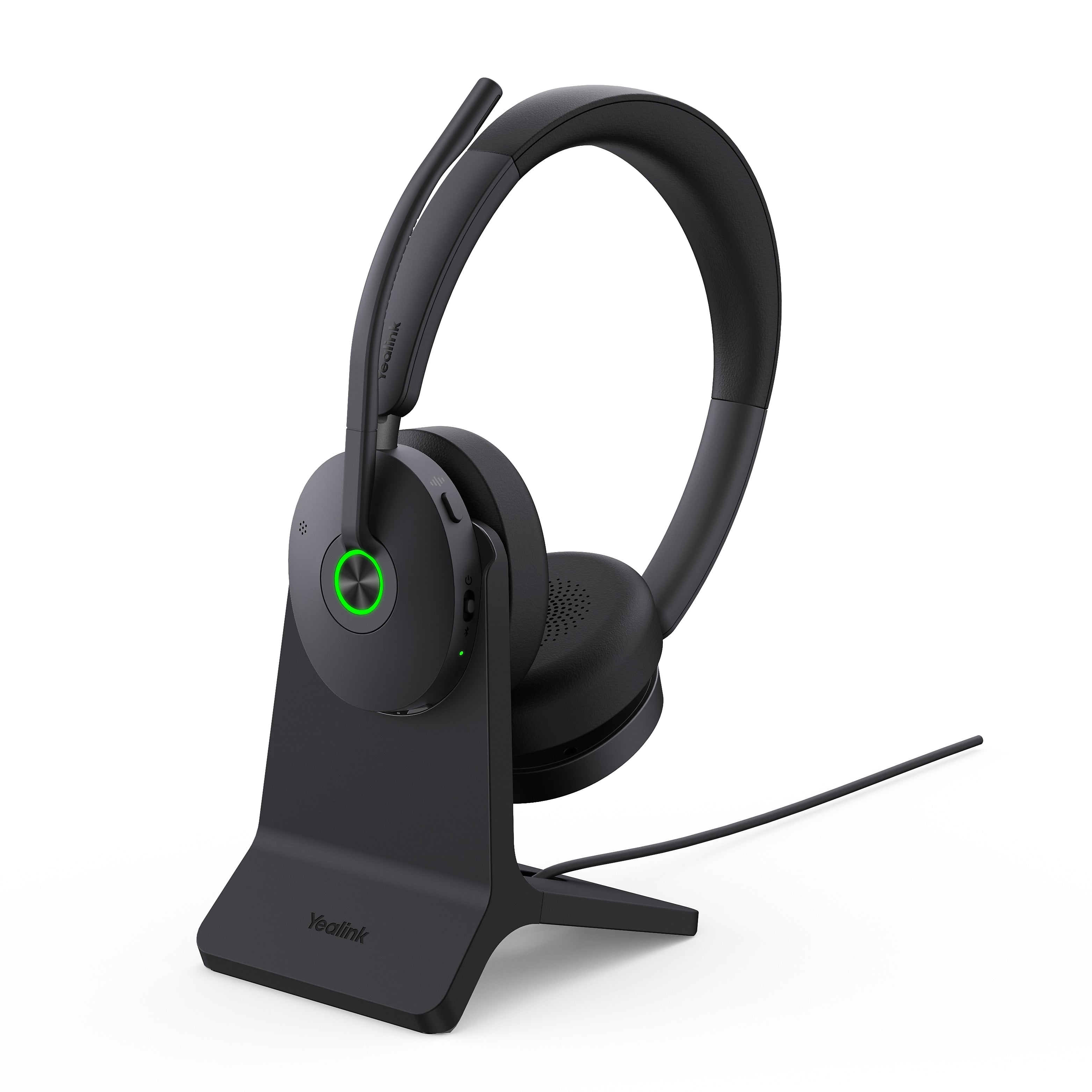 Yealink BH Wireless Noise Canceling Bluetooth Stereo Computer Over-the-Ear Headset, UC Certified (1208684)