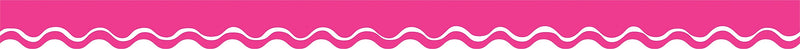 Barker Creek Double-Sided Scalloped Border, 36"' x 2.25", Happy Hot Pink, 13/Pack (LL996)