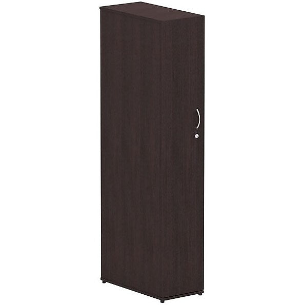 Alera® Valencia Series Wardrobe, 11 7/8w x 22 7/8d x 65h, Espresso