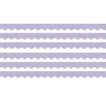 Teacher Created Resources Border Trim, 2.19" x 2.92', Composition Purple Scalloped, 12/Pack, 6 Packs/Bundle (TCR9317-6)