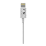 cellhelmet Bar Audio Earbuds, Lightning Connector, White (BAR-IN-EAR-LIGHT)