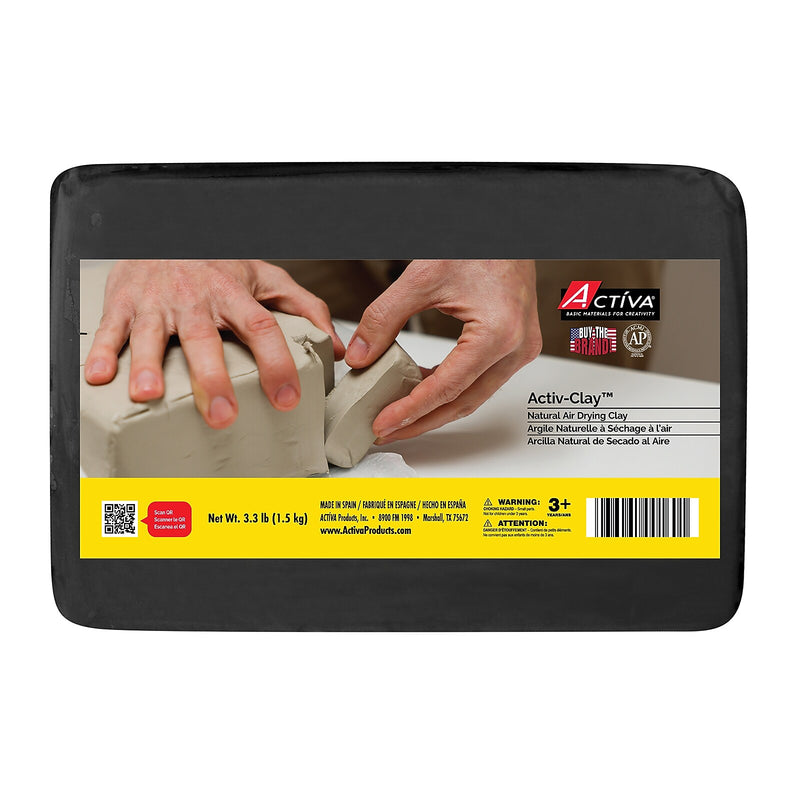 Activa Activ-Clay Air Drying Clay, Black (API184)
