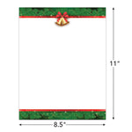 Great Papers! Holiday Stationery Letterhead Holiday Bells , Multicolor, 50 sheets (2024029)