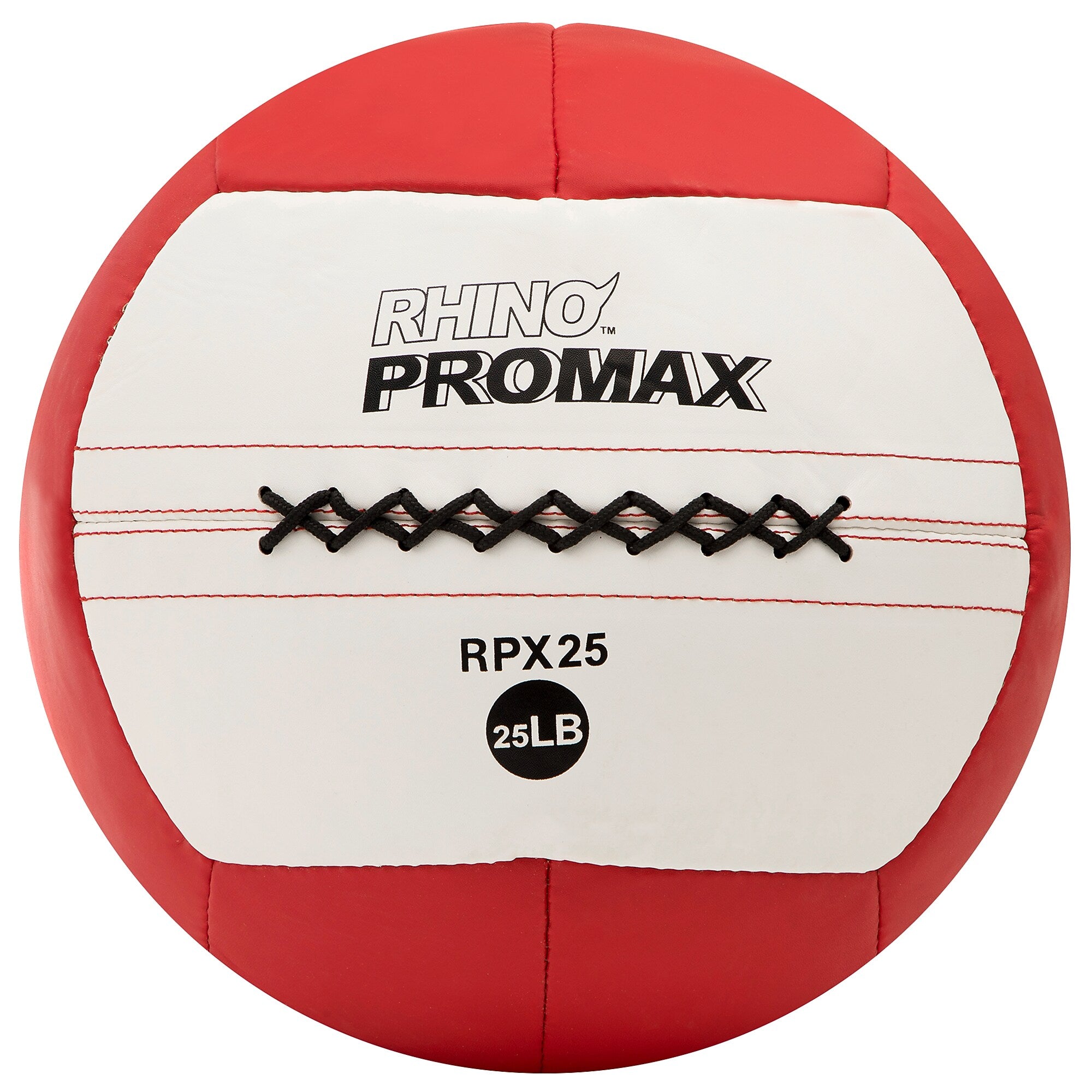 Champion Sports 25 lbs. Rhino Promax Medicine Ball, Red (CHMP218)