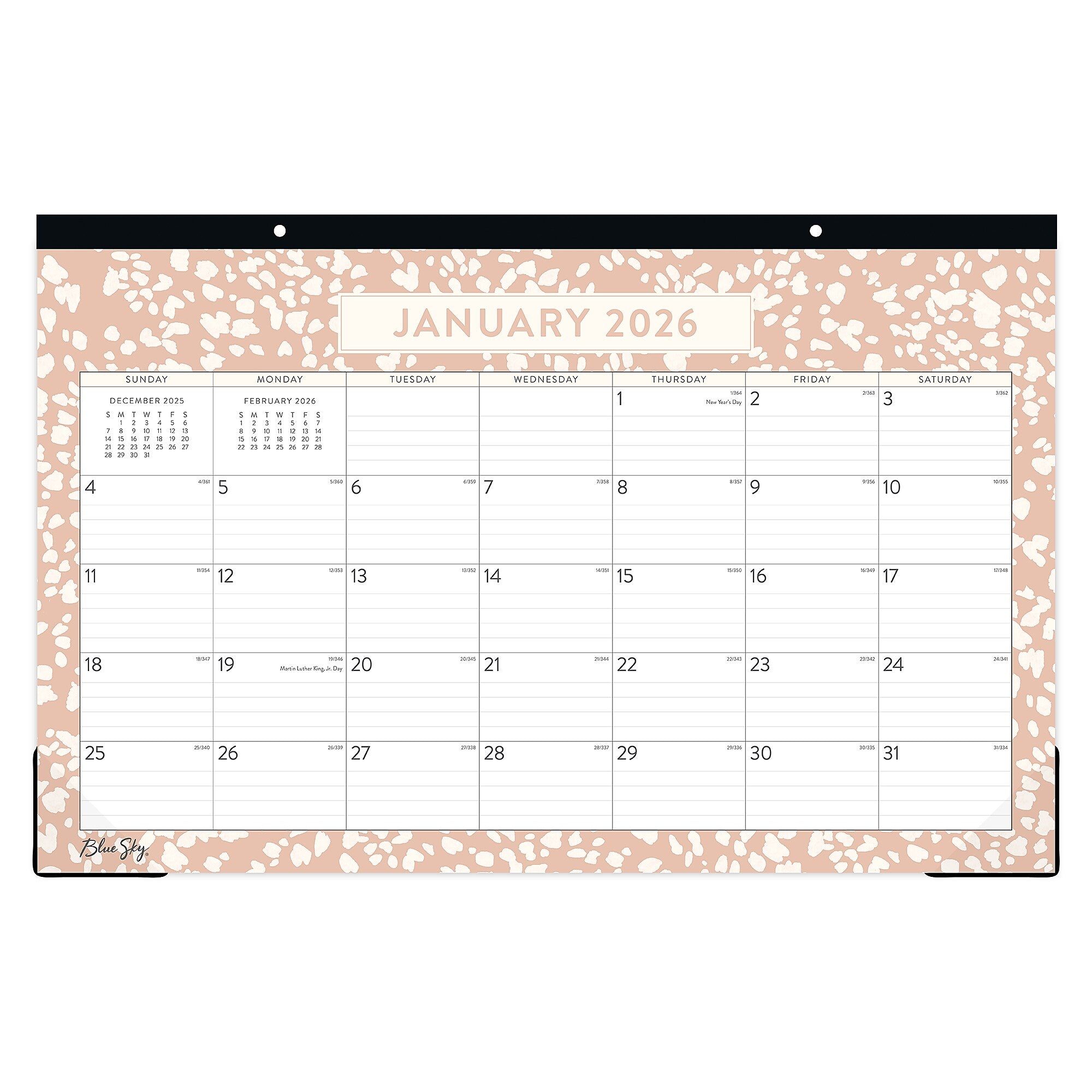 2026 Blue Sky Natalya 17" x 11" Monthly Desk Calendar (148771-26)