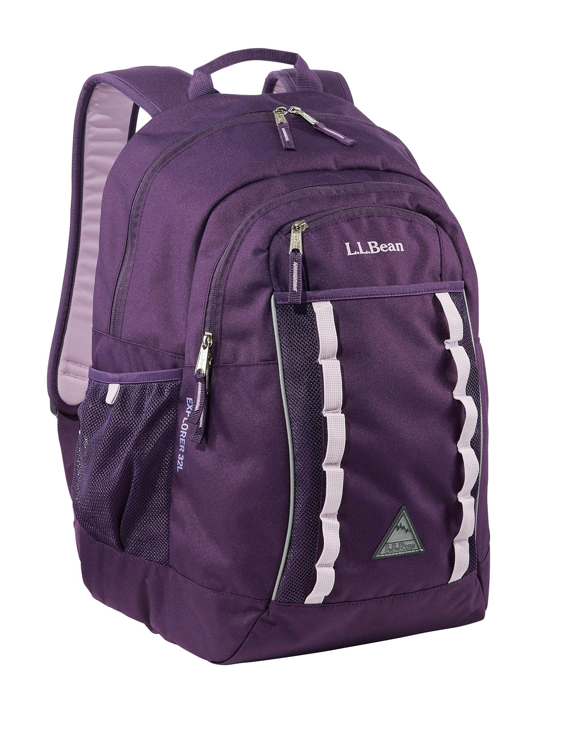 L.L.Bean Explorer Backpack, Medium, Midnight Purple/Lavender Ice (1000230588)