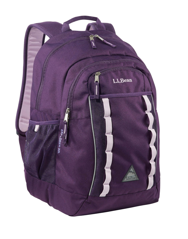 L.L.Bean Explorer Backpack, Medium, Midnight Purple/Lavender Ice (1000230588)