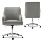 Serta Leighton Fabric Home Office Chair, Medium Gray (48445)