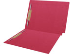 Medical Arts Press Kardex Match Reinforced End Tab File Folder, Straight Cut, Letter Size, Red, 50/Box (S-09484-RED)