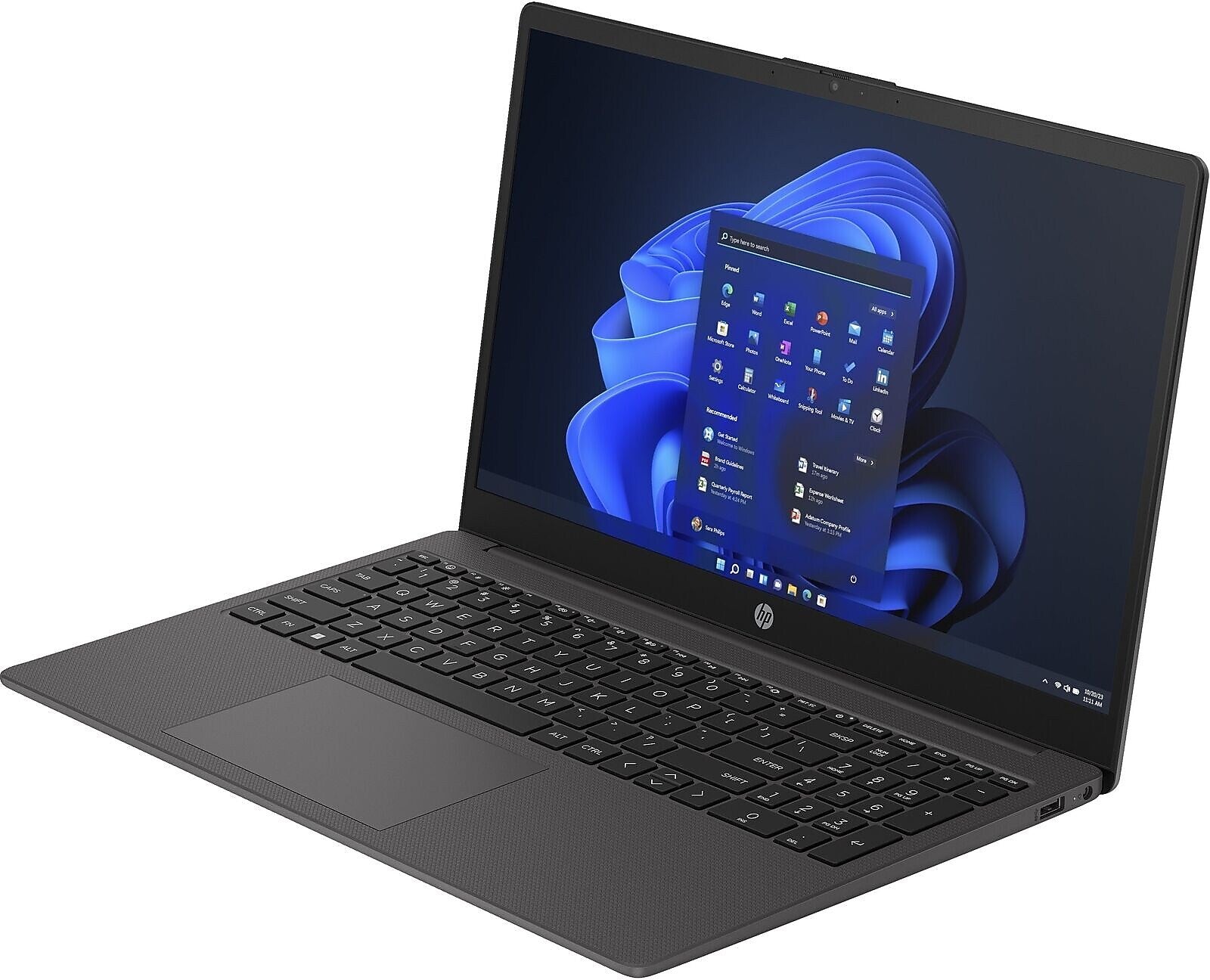 HP 255 G10 15.6" Laptop, AMD Ryzen 5 7530U, 8GB Memory, 256GB SSD, Windows 11 Home (A82ZRUA#ABA)