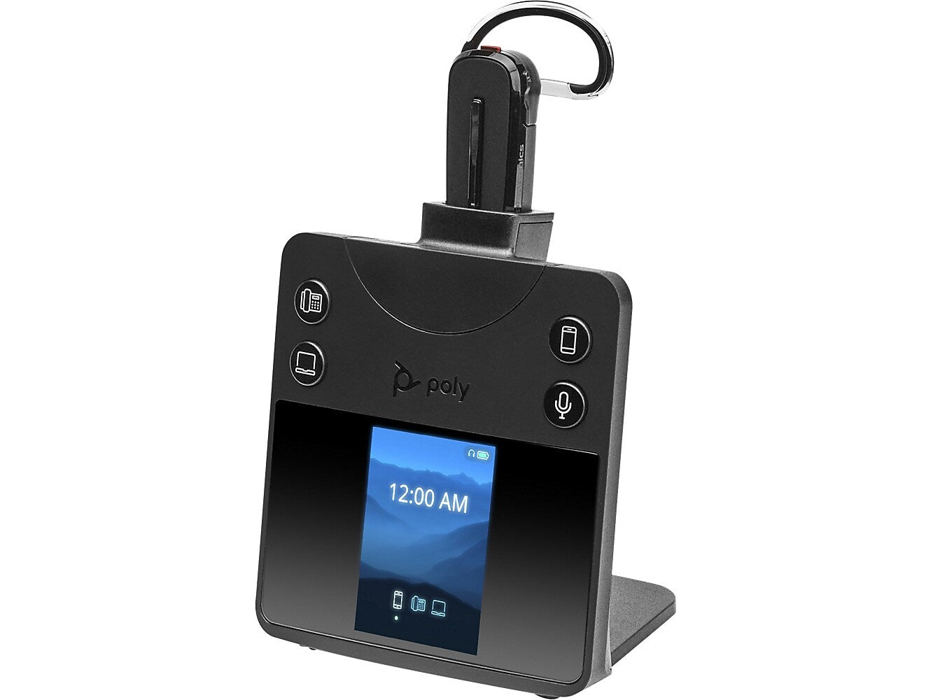 Poly SAVI 8445 Office Wireless Bluetooth Mono Over-the-Ear Headset, MS Certified (8L7F1AA#ABA)