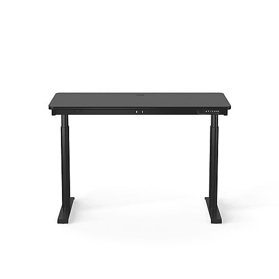 VersaDesk PowerLift 48"W Electric Rectangular Adjustable Standing Desk, Black (PLSDR4824-BB-APP)