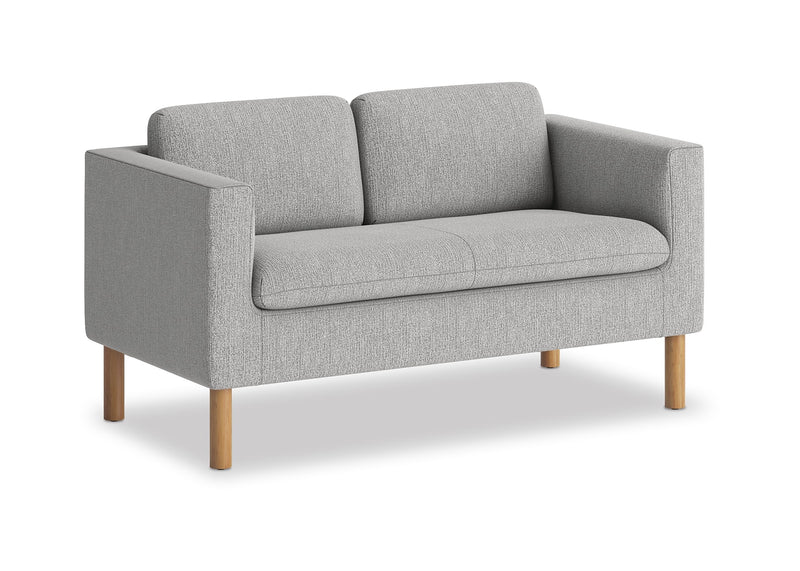 HON Parkwyn 53.5" Fabric Loveseat, Gray (HVLVL2.GRY02)