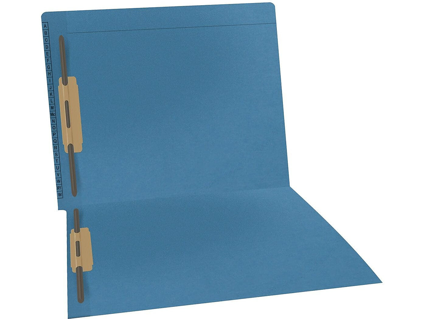 Medical Arts Press Kardex Match Reinforced End Tab File Folder, Letter-Size, Blue, 50/Box (F1180-BLU)