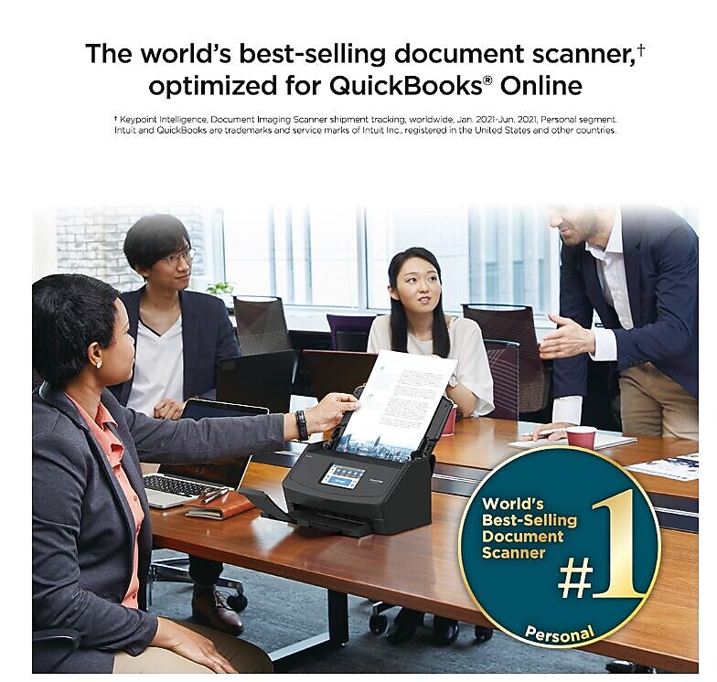 Ricoh Scansnap IX1600 Receipt Edition, Black (PA03770-B675)