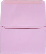 JAM Paper #6 3/4 Booklet Envelopes, 3 5/8" x 6 1/2", Baby Pink, 50/Pack (R0265-50)