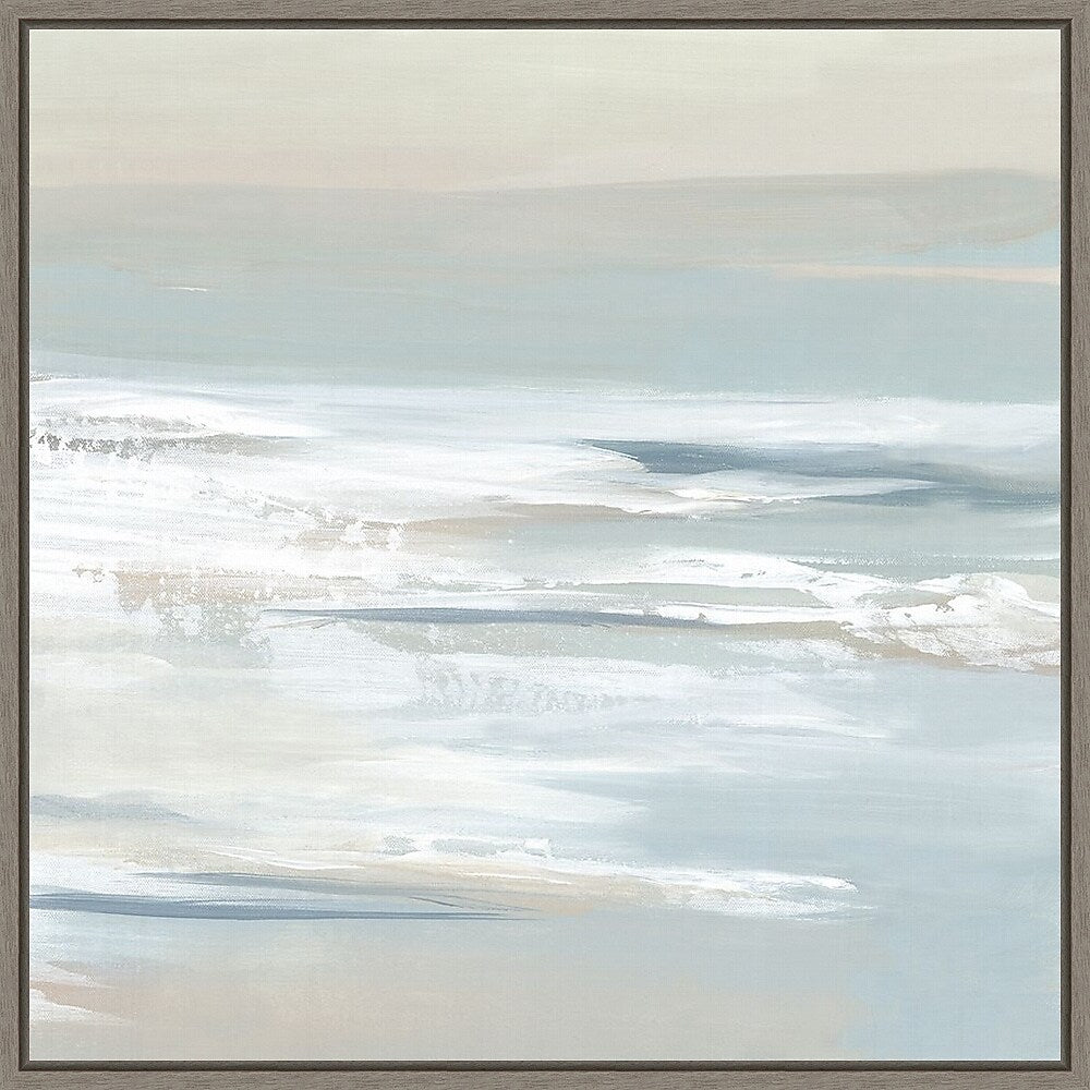 Amanti Art Shadows of the Sea I by Lera Framed Canvas Wall Art Print, 30" x 30" (A42678024568)