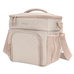 bentgo Prep Deluxe Insulated Multimeal Bag, 5-Compartment, Sand (BGPRPBAG-SD)