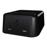 Cobra Single Dock Charger for Cobra Performa 400/450 2-Way Handheld Business Radios, Black (0010077-1)