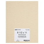 LUX Parchment 65 lb. Cardstock Paper, 8.5" x 11", Cream Parchment, 1000 Sheets/Pack (81211-C-29-1000)