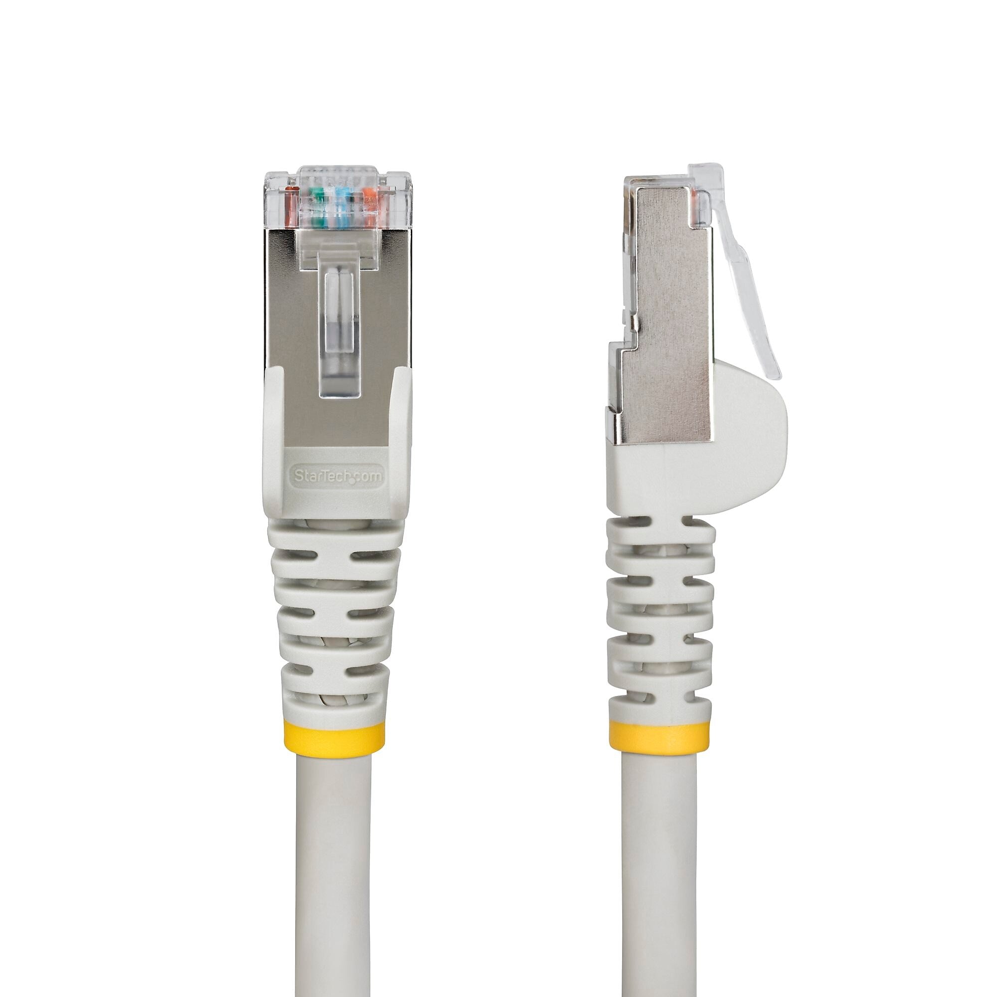 StarTech 75 ft. CAT-6a Ethernet Cable, 27AWG, Gray (NLGR-75F-CAT-6a-PATCH)
