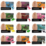 JITTERYGIT Dino Eggs Digging Game Kit,12 Dino Eggs Excavation Set (Dino Eggs - Beige)