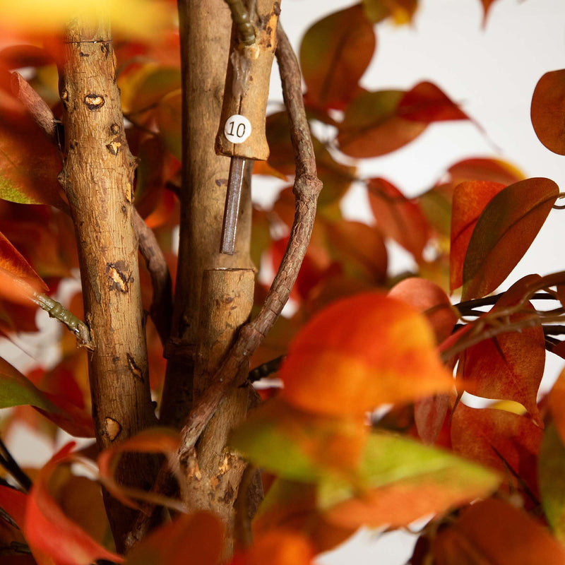 Nearly Natural 10' Autumn Ficus Artificial Fall Tree (T4769)