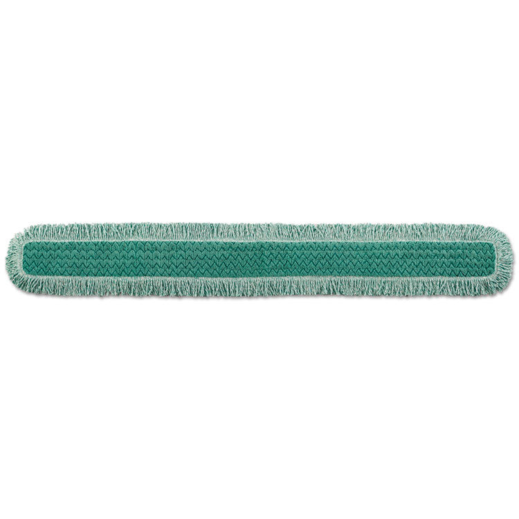 Hygen Dust Mop Heads With Fringe, Green, 60 In., Microfiber, Cut-End