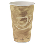 Mistique Hot Paper Cups, 16 oz, Mistique Design, 50/Sleeve, 20 Sleeves/Carton