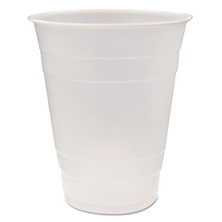 Translucent Drink Cups, 16 oz, Plastic, 80/Pack, 12 Packs/Carton