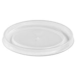 Plastic High Heat Vented Lid, Fits 16 oz to 32 oz Containers, White, 50/Bag, 10 Bags/Carton