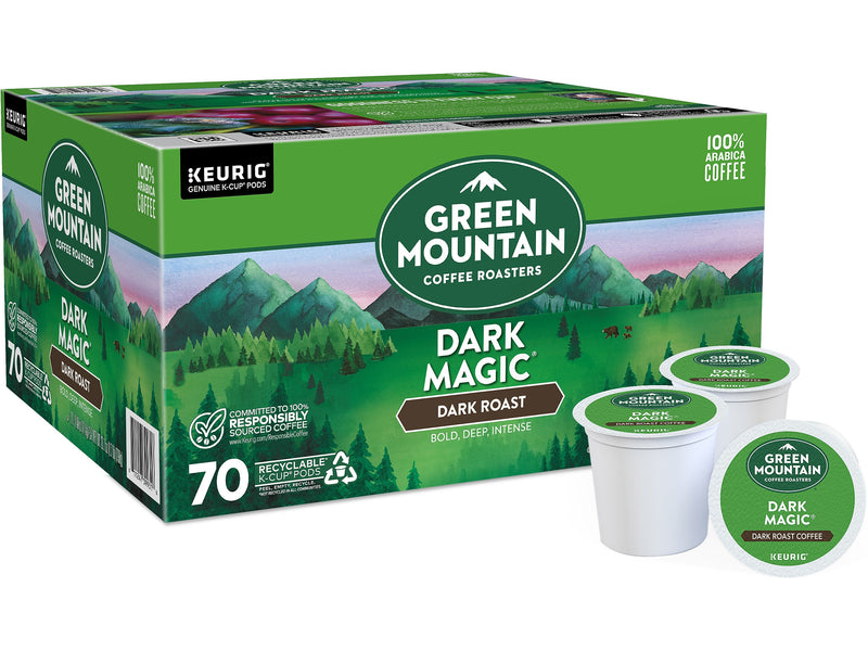 Green Mountain Dark Magic Coffee Keurig® K-Cup® Pods, Dark Roast, 70/Box (5000373740)