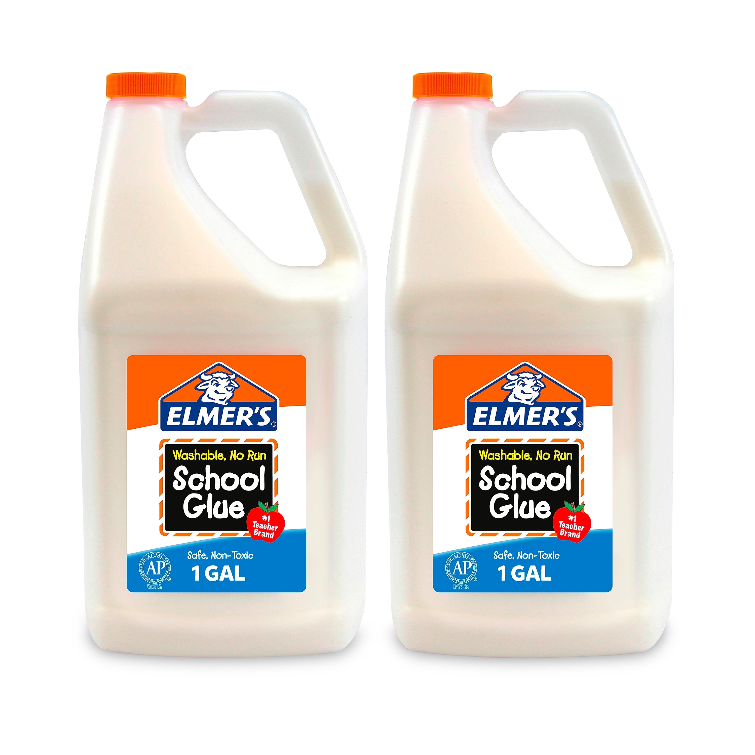 Elmer's Washable School Glue, 128 oz., 2/Carton (E340NR)