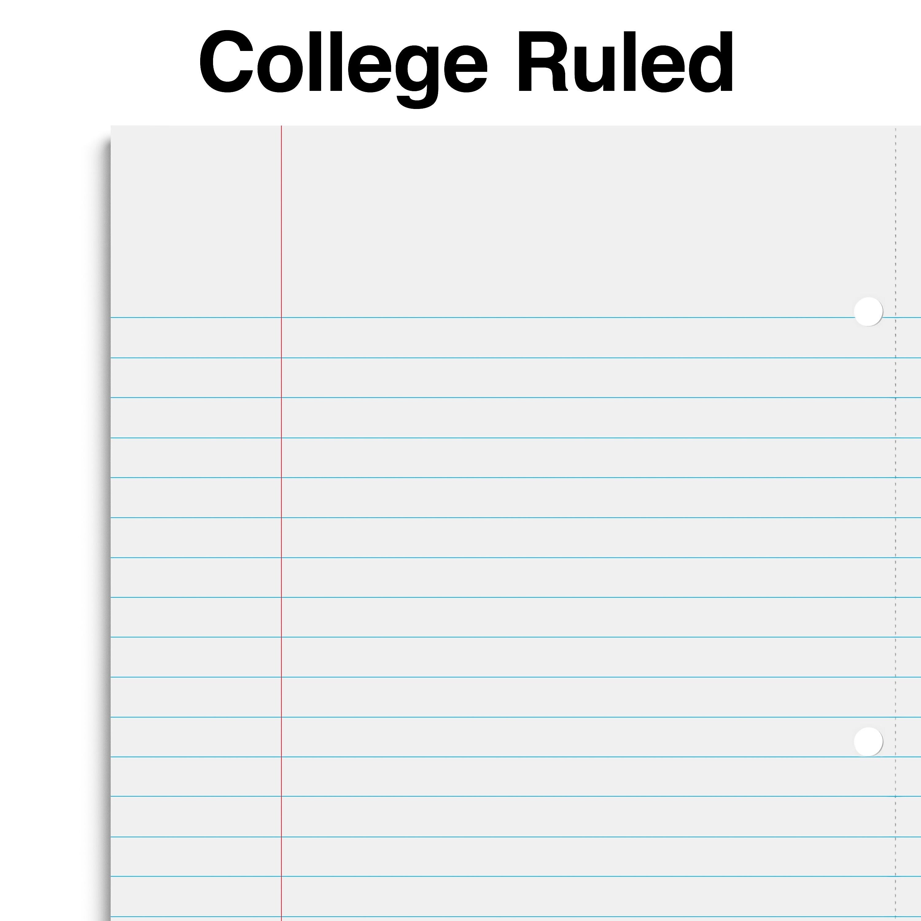 Staples Premium 3-Subject Notebook, 8.5" x 11", College Ruled, 150 Sheets, Black (ST58329)