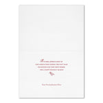 "Bright Tree" Holiday Card w/ Fastick Silver Lined White Envelope, 100/BX