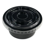 Boardwalk Souffle/Portion Cups, 3.25 oz, Polypropylene, Black, 2,500/Carton