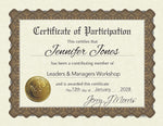 Great Papers! Certificate of Participation, 8.5" x 11", Multicolored, 6/Pack (930800)
