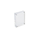 Azar Nameplate Holder, 3.5" x 5", Table Top, Clear, Acrylic (104432)