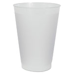 Frost Flex Cups, Cold, 12 oz, Plastic, Frosted, 25/Pack, 20 Packs/Carton